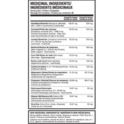 Magnum Nutraceuticals Drip Dry 90 Capsules Nutrition Panel - SupplementSource.ca