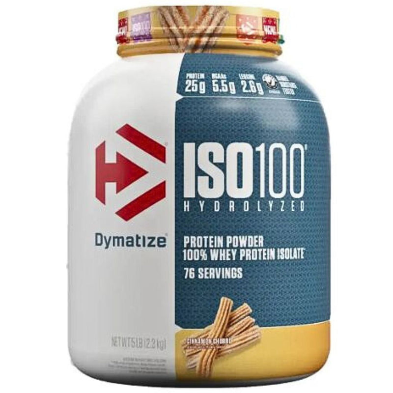 Dymatize ISO-100 Protein, 5lb Cinnamon Churro - SupplementSource.ca