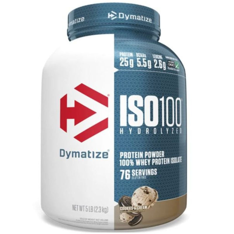Dymatize ISO-100 Protein, 5lb Cookies & Cream - SupplementSource.ca