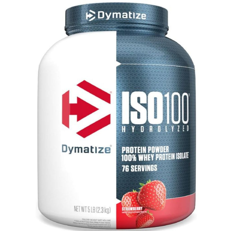 Dymatize ISO-100 Protein, 5lb Strawberry - SupplementSource.ca