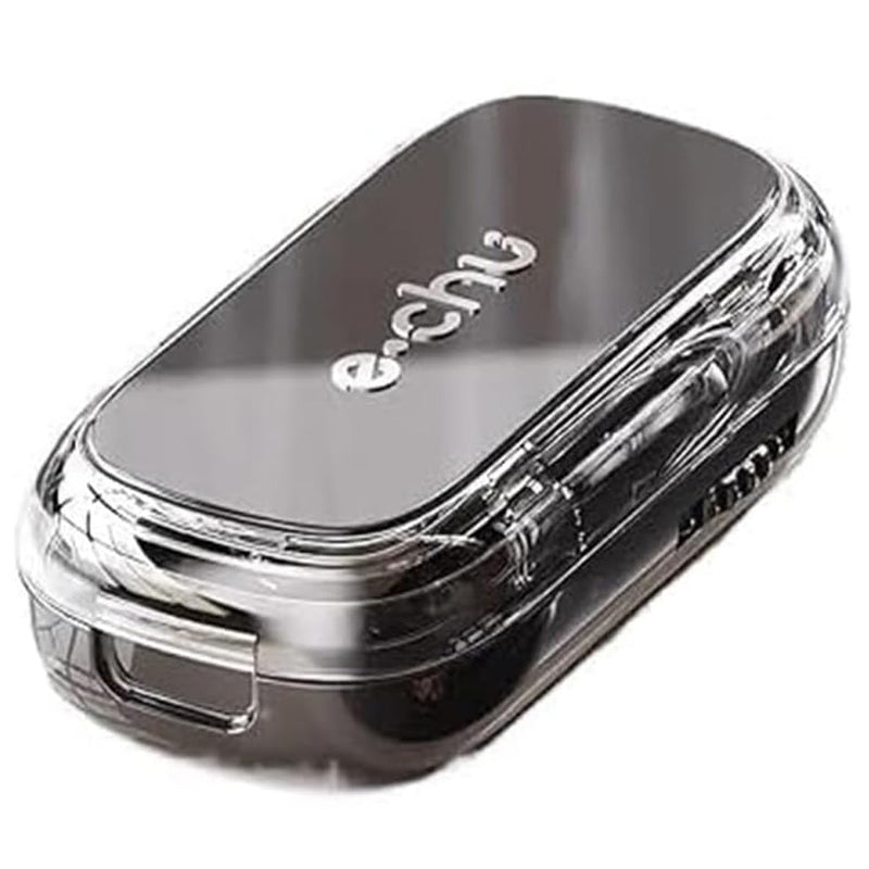 E-Chu Pill Cutter, Adjustable 1/2, 1/3 and 1/4 Splitter Closed - SupplementSource.ca