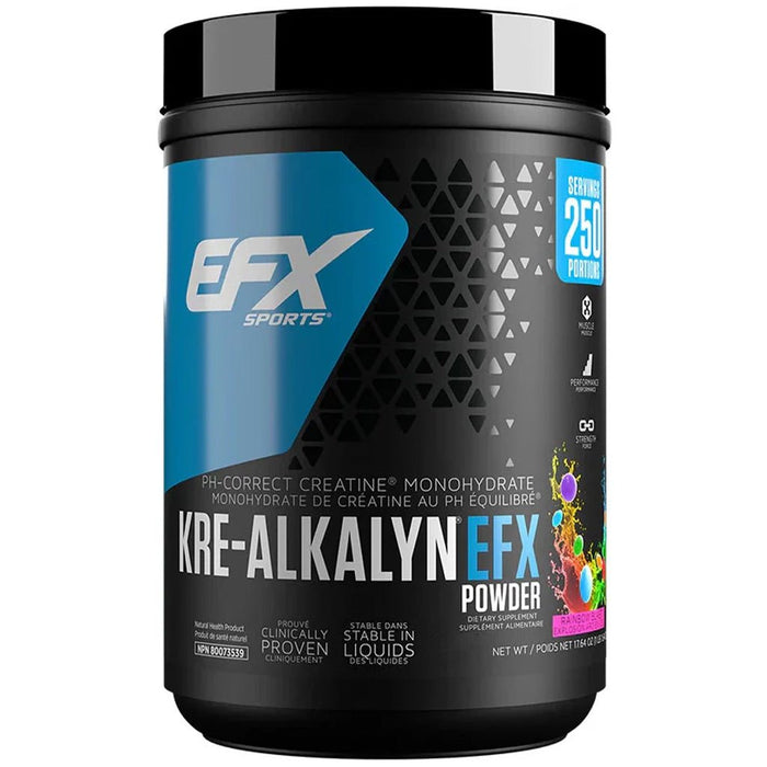 EFX Sports Kre-Alkalyn Powder 500g  Rainbow Blast - Supplementsource.ca