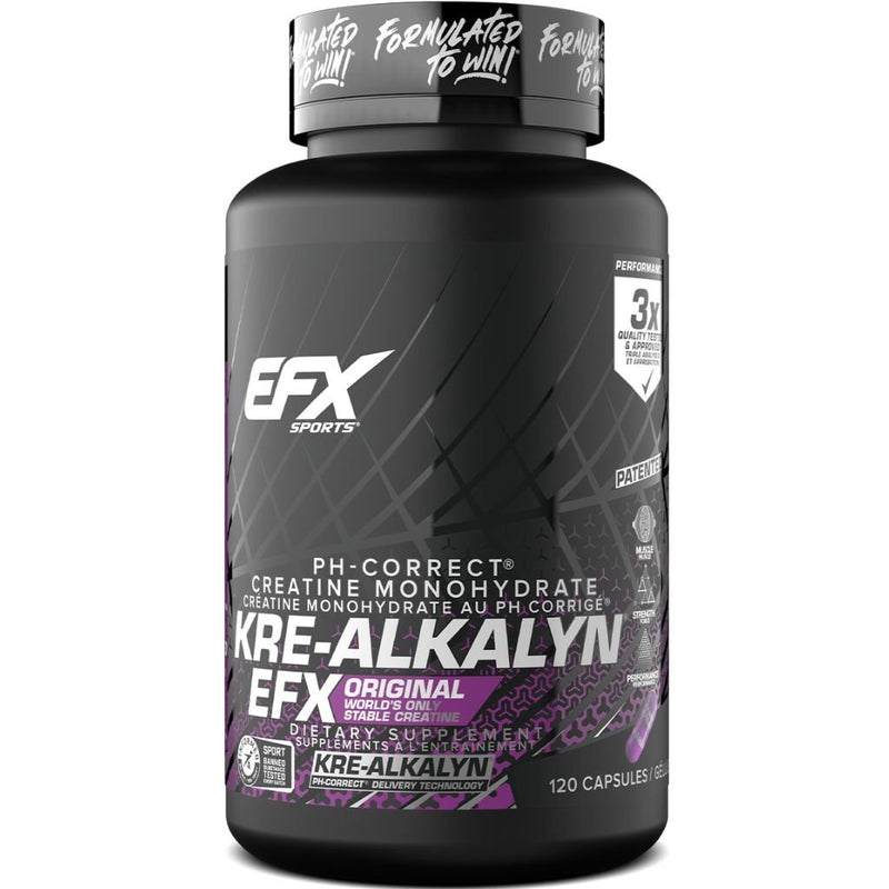 EFX Sports Kre-Alkalyn 120 Capsules - SupplementSource.ca