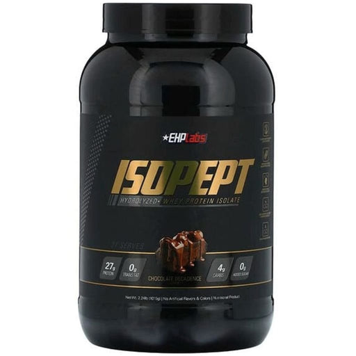 EHPLabs ISOEPT Hydrolyzed Whey Protein Isolate Chocolate Decadence, 27 Servings - SupplementSource.ca