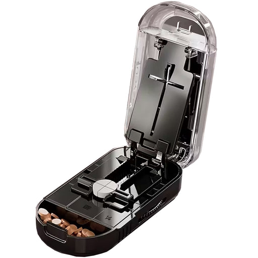 EZYCUT Pill Cutter Open Case View - SupplementSource.ca