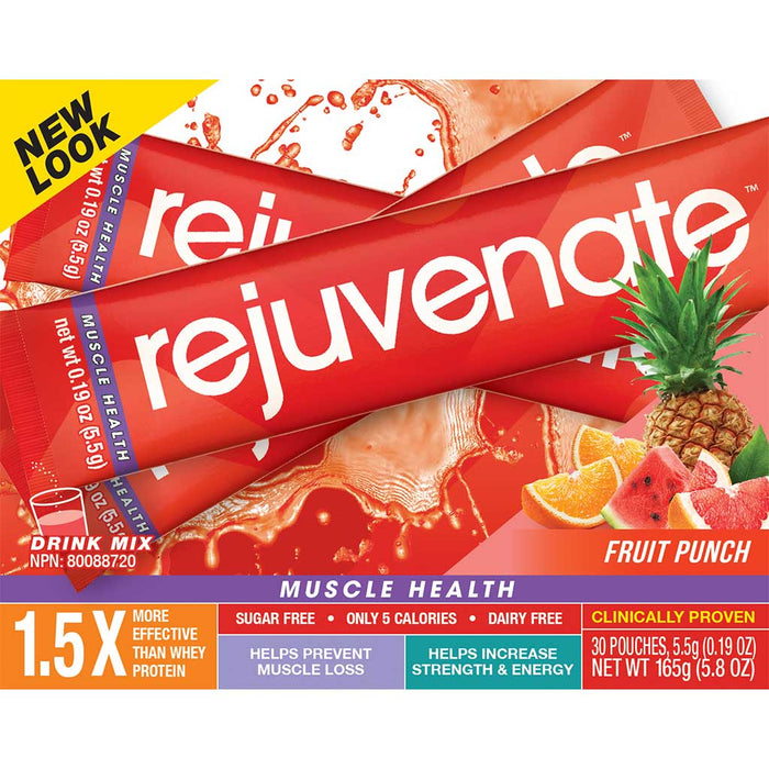 Element Nutrition Rejuvenate Muscle Health, 30 Pouches Fruit Punch - SupplementSource.ca