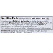 Ello Market Sugar Free Mints Nutrition Panel, 50g - SupplementSource.ca