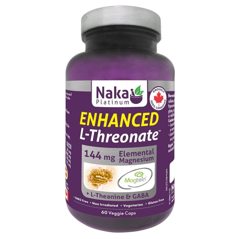 Naka Platinum L-THREONATE AMÉLIORÉ, 60 capsules végétales