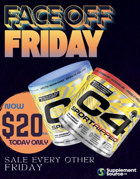 Face Off Friday - C4 Sport Ripped, 30 Servings Only $20 - SupplementSource.ca