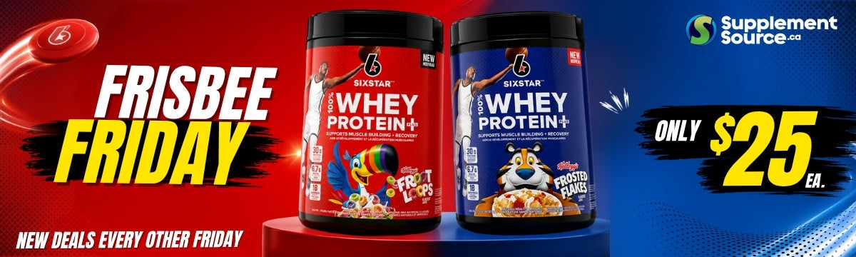 Frisbee Friday - Six Star 100% Whey Protein + only $25 - SupplementSource.ca