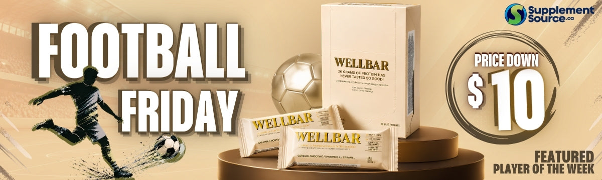 Football Friday - Wellbar Now Only $10 a box - SupplementSource.ca