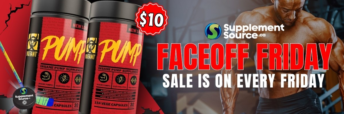 Faceoff Friday - Mutant Pump only $10 - Get it now at SupplementSource.ca