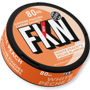 FKN Rich FKN Caffeine Pouches - 15 Pouches/Can White Peach - SupplementSource.ca