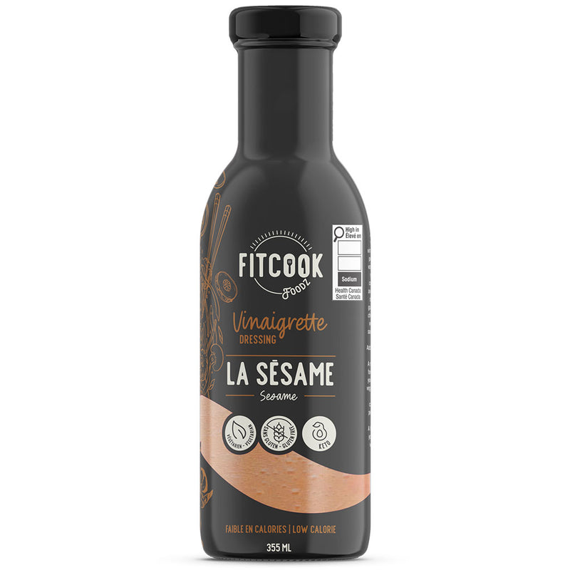 FitCook Foodz Sesame Dressing La Sesame, 355ml - SupplementSource.ca