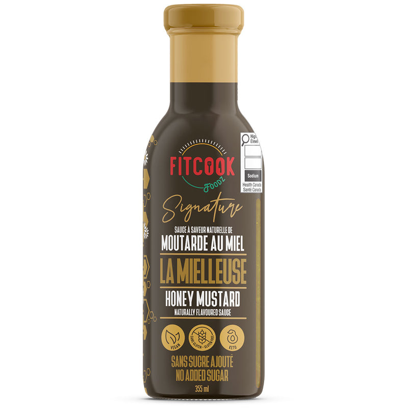 FitCook Foodz Signature La Mielleuse, 355ml - Honey Mustard - SupplementSource.ca