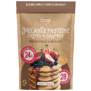FitCook Chef Protein Pancake Mix, 525g Chocolate - SupplementSource.ca