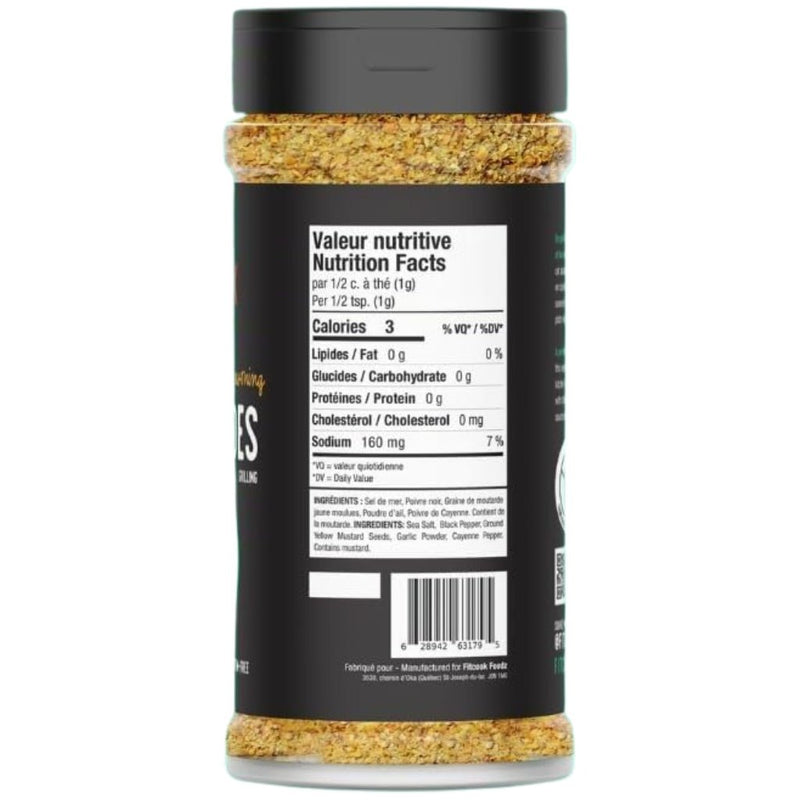 FitCook Foodz Seasoning Grilling - SupplementSource.ca