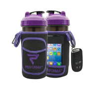 Performa Fitgo Shaker Bottle Organizer Sleeve, Purple - SupplementSource.ca