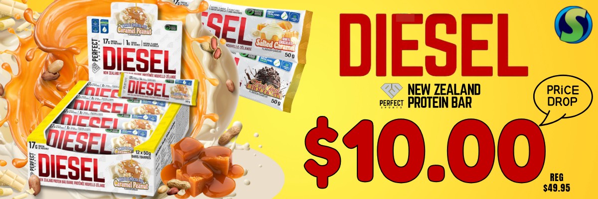 Flash Sale Diesel Protein Bars only $10 - SupplementSource.ca