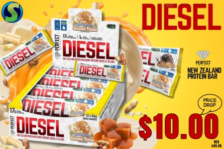 Flash Sale Diesel Protein Bars only $10 - SupplementSource.ca