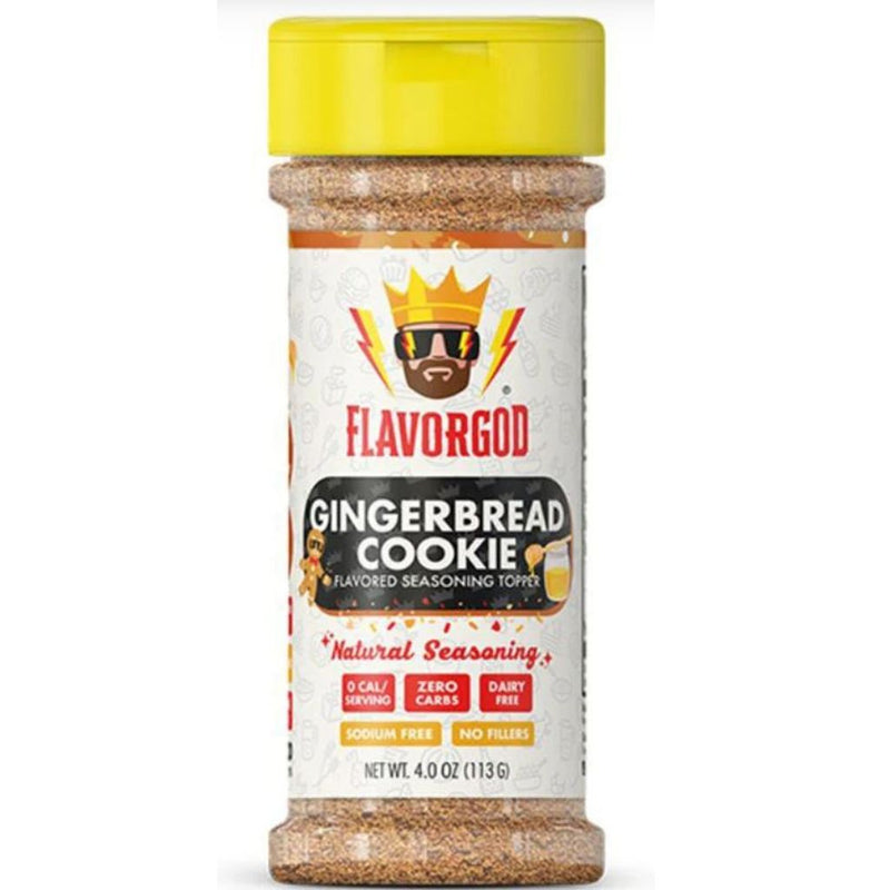 FlavorGod ZERO CARB SEASONING Gingerbread Cookie - SupplementSource.ca