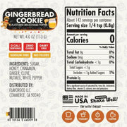 FlavorGod ZERO CARB SEASONING, Gingerbread Cookie Nutrition Panel - SupplementSource.ca