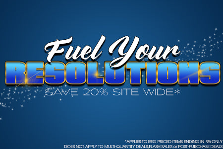 Fuel Your Resolutions - Save 20% Site Wide*