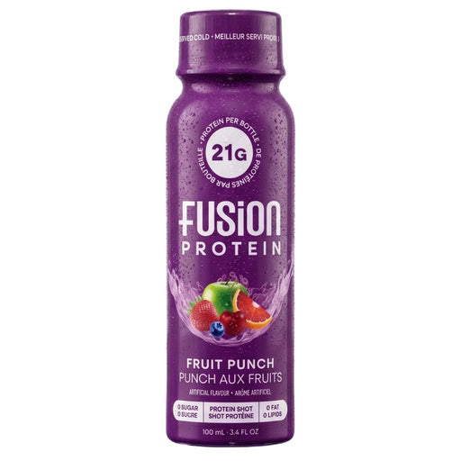 Fusion Protein Protein Shot, 100ml Fruit Punch - SupplementSource.ca