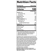 Genius Gourmet Protein Bar, 10 Bars/Box Iced Lemon Cake Nutrition Panel - SupplementSource.ca