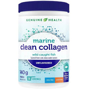 Genuine Health Marine Clean Collagen, 140g Unflavoured - SupplementSource.ca