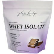Glow Body Nutrition Glow Protein Whey Isolate, 2lbs Chocolate - SupplmentSource.ca