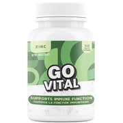 Go Protein Go Vital Zinc, 30 Tablets - SupplementSource.ca