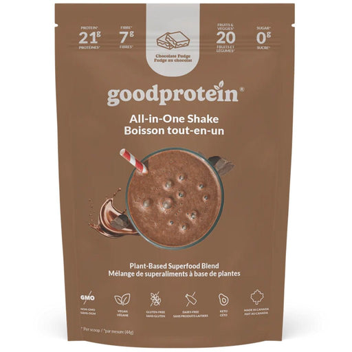 GoodProtein All-in-One Shake Chocolate Fudge - SupplementSource.ca