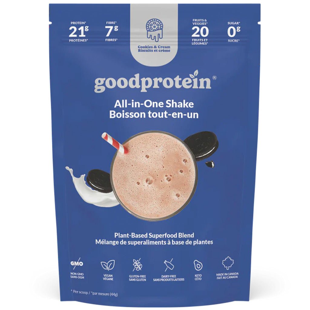 GoodProtein All-in-One Shake Cookies & Cream - SupplementSource.ca