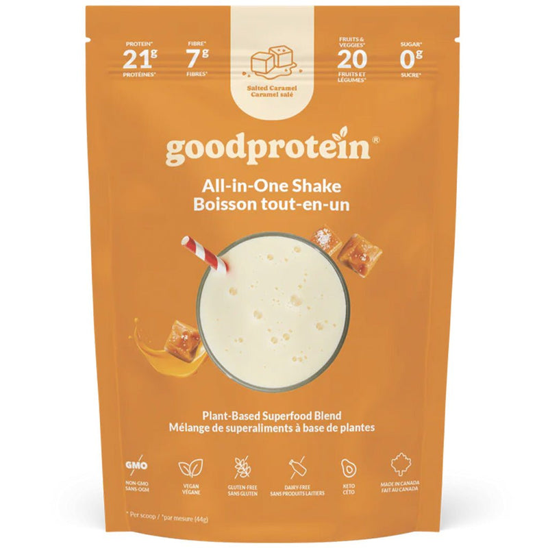 GoodProtein All-in-One Shake Salted Caramel - SupplementSource.ca