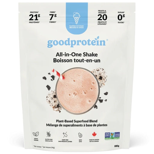 GoodProtein All-in-One Shake Cookies & Cream - SupplementSource.ca