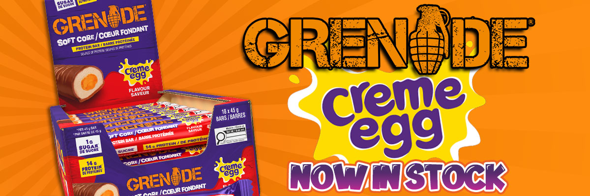 Grenade Creme Egg Protein Bars, 18 Bars/Box - Now in Stock - SupplementSource.ca