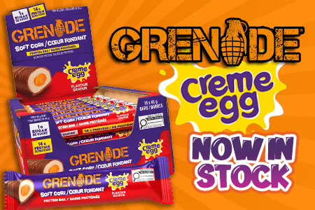 Grenade Creme Egg Protein Bars, 18 Bars/Box - Now in Stock - SupplementSource.ca