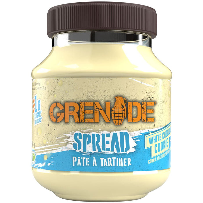 Grenade Spread, 360g White Chocolate Cookie - SupplementSource.ca