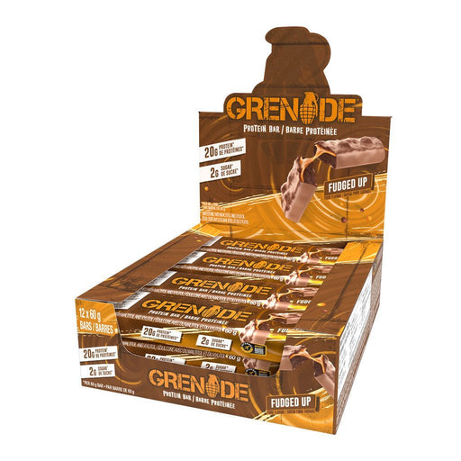 Grenade Bars 1 Box of 12 Bars Fudged Up - SupplementSource.ca