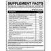 HD Muscle BURNHD, 60 Servings Nutrition Panel - SupplementSource.ca