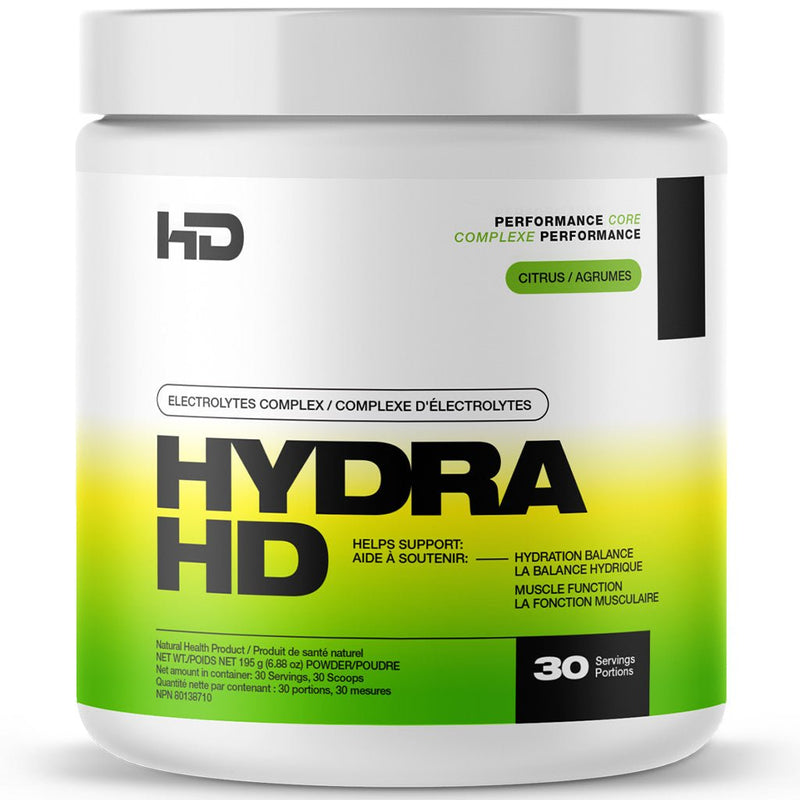 HD Muscle HydraHD, 30 Servings Citrus - SupplementSource.ca