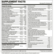 HD Muscle VITAHD MULTIVITAMIN, 60 Servings Nutrition Panel - SupplementSoure.ca
