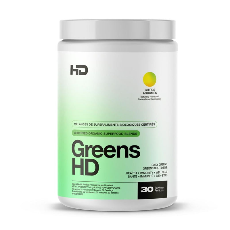 HD Muscle Greens HD 30 Servings Citrus - SupplementSource.ca