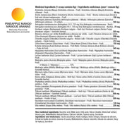 HD Muscle Greens HD 30 Servings Pineapple Mango Nutrition Facts - SupplementSource.ca