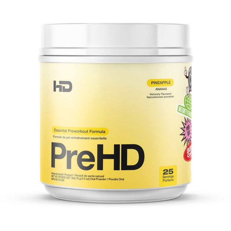 HD Muscle PreHD Essential 25 Servings Pineapple - SupplementSource.ca