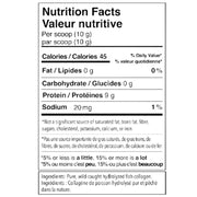 Hela Nutrition Pure Marine Collagen Nutrition Panel, 30 Servings - SupplementSource.ca