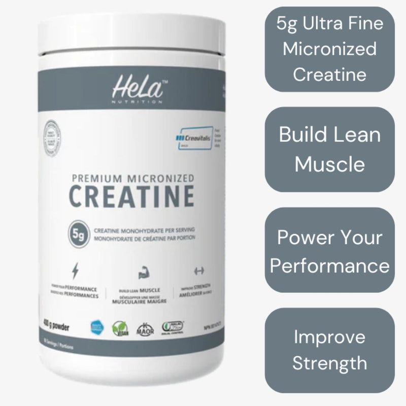 Hela Nutrition Creatine, 400g - SupplementSource.ca
