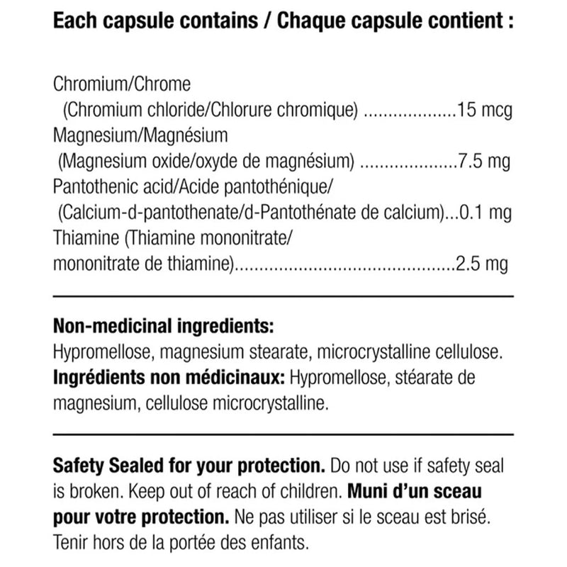 Herbal Magic WM-4000 Ultra, 30 VCaps Nutrition Panel - SupplementSource.ca