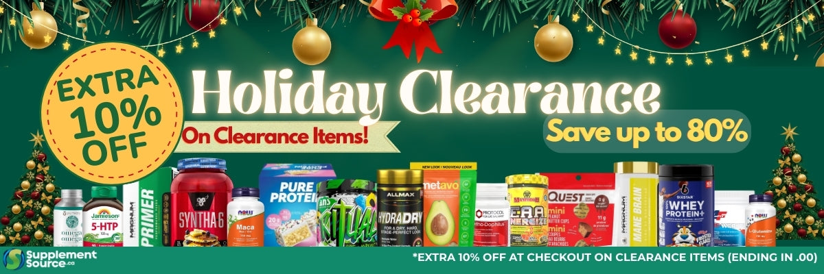 Holiday Clearance - Save an Additional 10% on Clearance Items - SupplementSource.ca